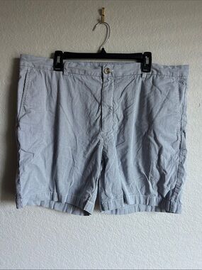 Vineyard Vines Light Blue Seersucker Flat Front Shorts
